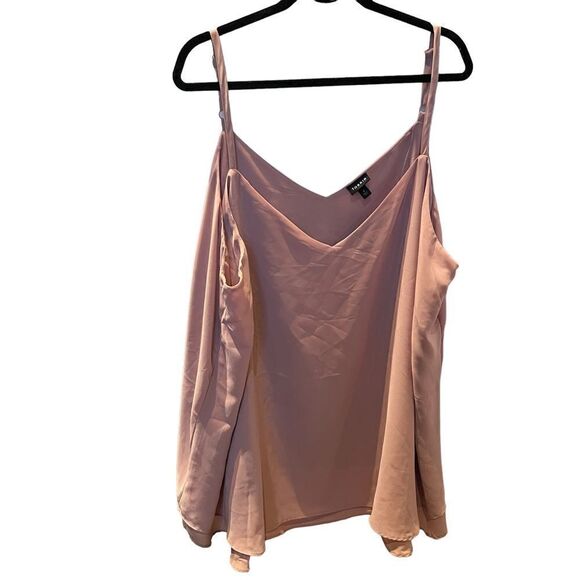 Torrid Women's Sleeveless blouse Size 4 Mauve - Picture 1 of 9
